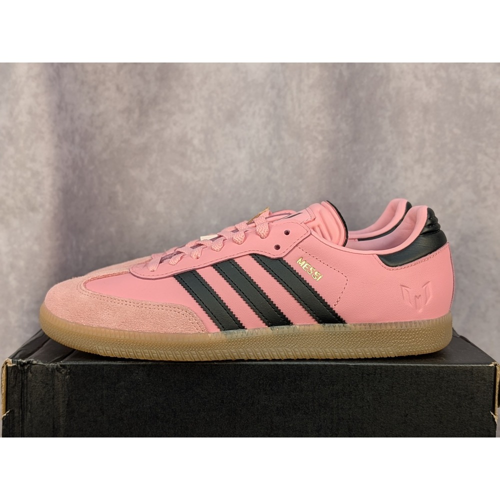 Adidas Samba Messi Inter Miami CF Pink Black Gum JP7844 Mens Size 9.5 NEW